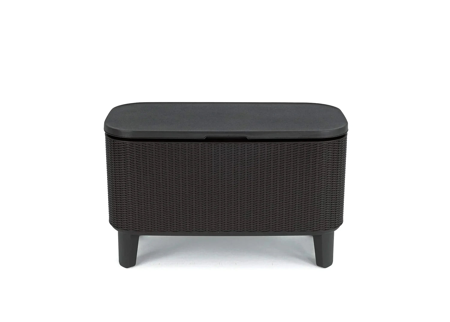 Keter Bevy Bar 2-in-1 Pop-Up Outdoor Cocktail Table & 15.85 Gallon Cooler, Anthracite Grey