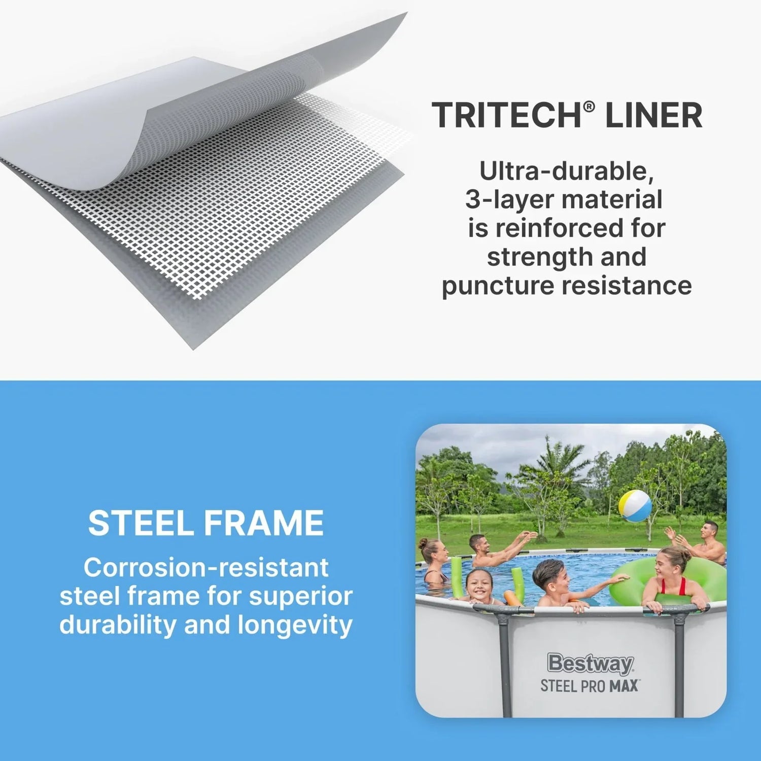 Bestway Steel Pro MAX 10 Foot x 30 Inch Round Metal Frame Above Ground Outdoor Backyard Swimming Pool Set with 330 GPH Filter Pumps