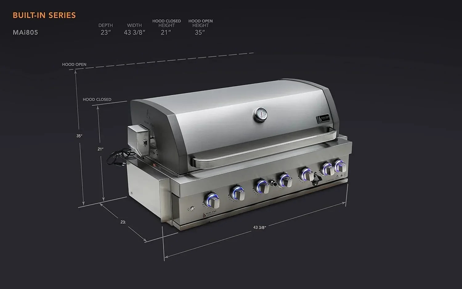 Mont Alpi 805 Built-In Gas Grills