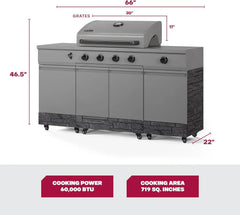 TYTUS Fresno Series 5 Burner Grills TDT-021