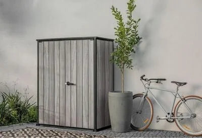 Keter Vertical Storage Shed Storm Grey