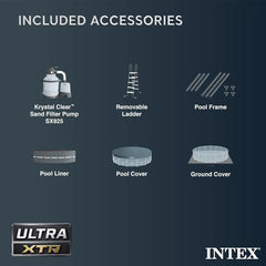 Intex Ultra XTR 14 ft. Round 42 in. Deep Soft Sided Above Ground Swimming Pools